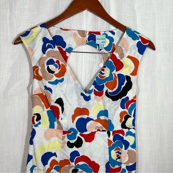 Anthropologie NWT Plenty Dresses By Tracy Reese Floral Cut Out Dress Sz 0P - Picture 3 of 8